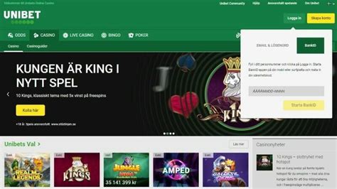 unibet casino logga in - Unibet logga in dig